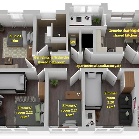 Soulfactory Budget Neu-Ulm Dış mekan fotoğraf