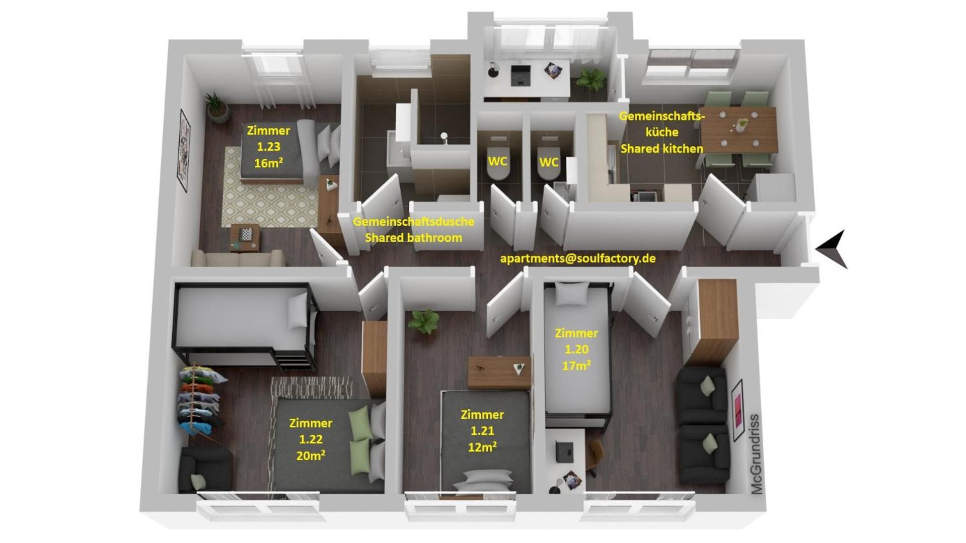 Soulfactory Budget Neu-Ulm Dış mekan fotoğraf
